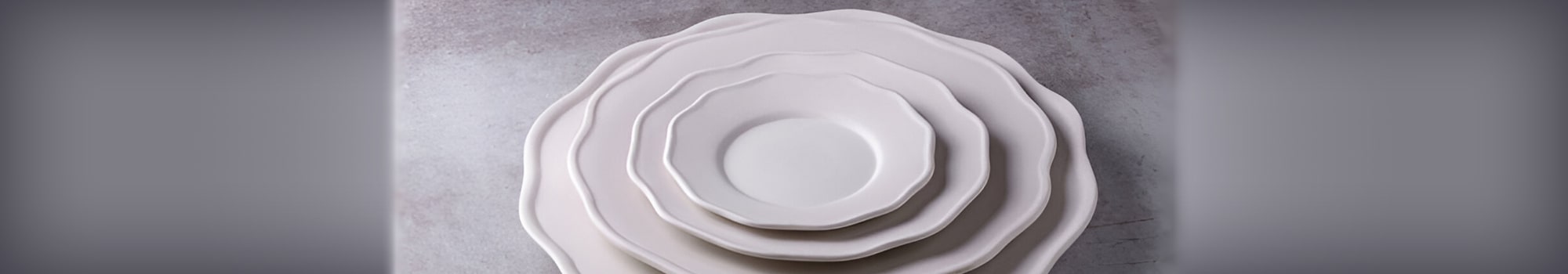 بیسکوییت بشقاب و پیش دستی (Bisque Plate)